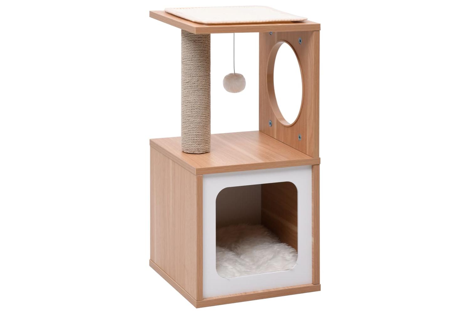 Cat Tree With Sisal Scratching Mat 60 Cm