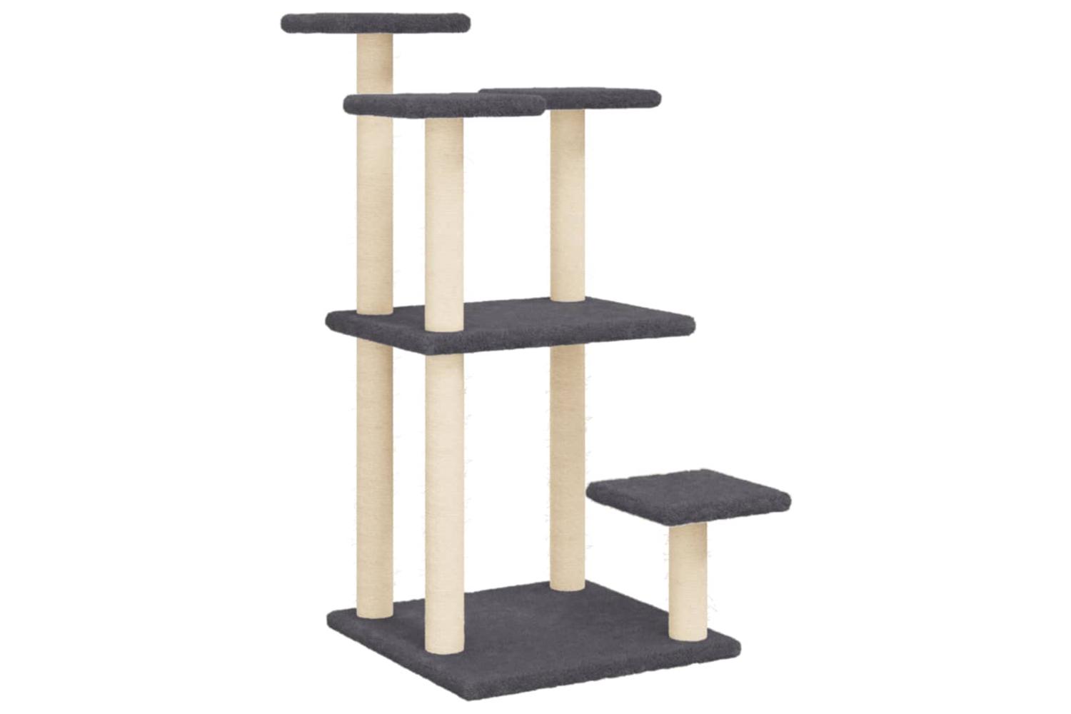 Cat Scratching Posts With Platforms Dark Grey 985 Cm