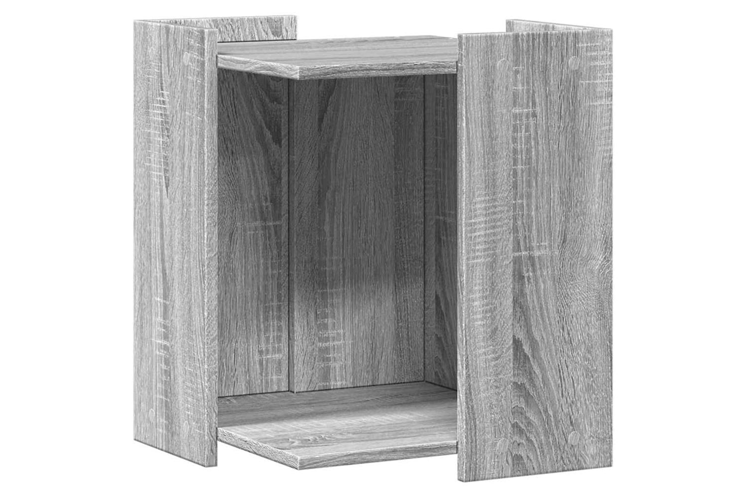 Cat Litter Box Enclosure Grey Sonoma 42x42x51 Cm Engineered Wood