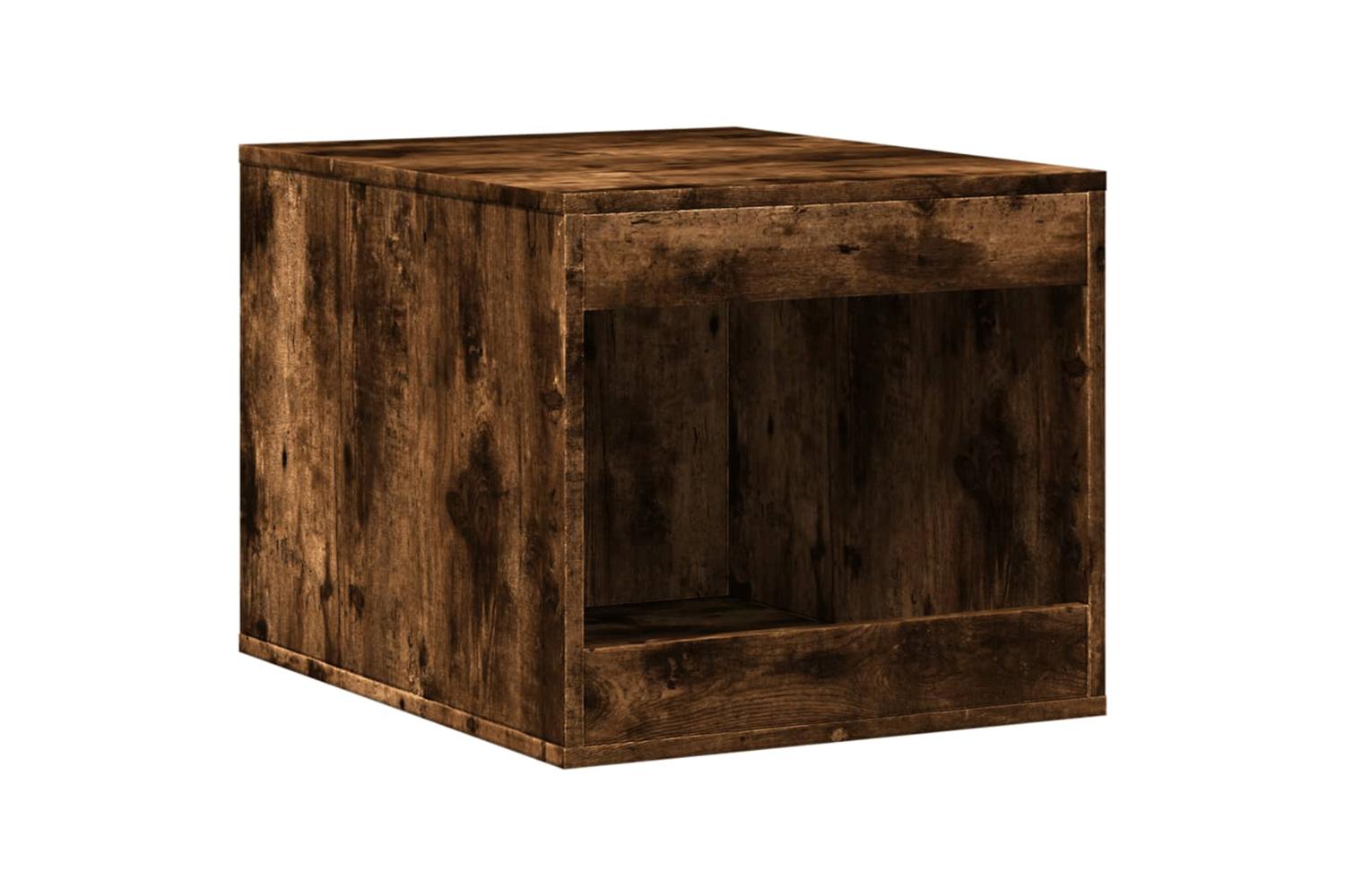 Cat Litter Box Enclosure Smoked Oak 47x59x42 Cm Engineered Wood