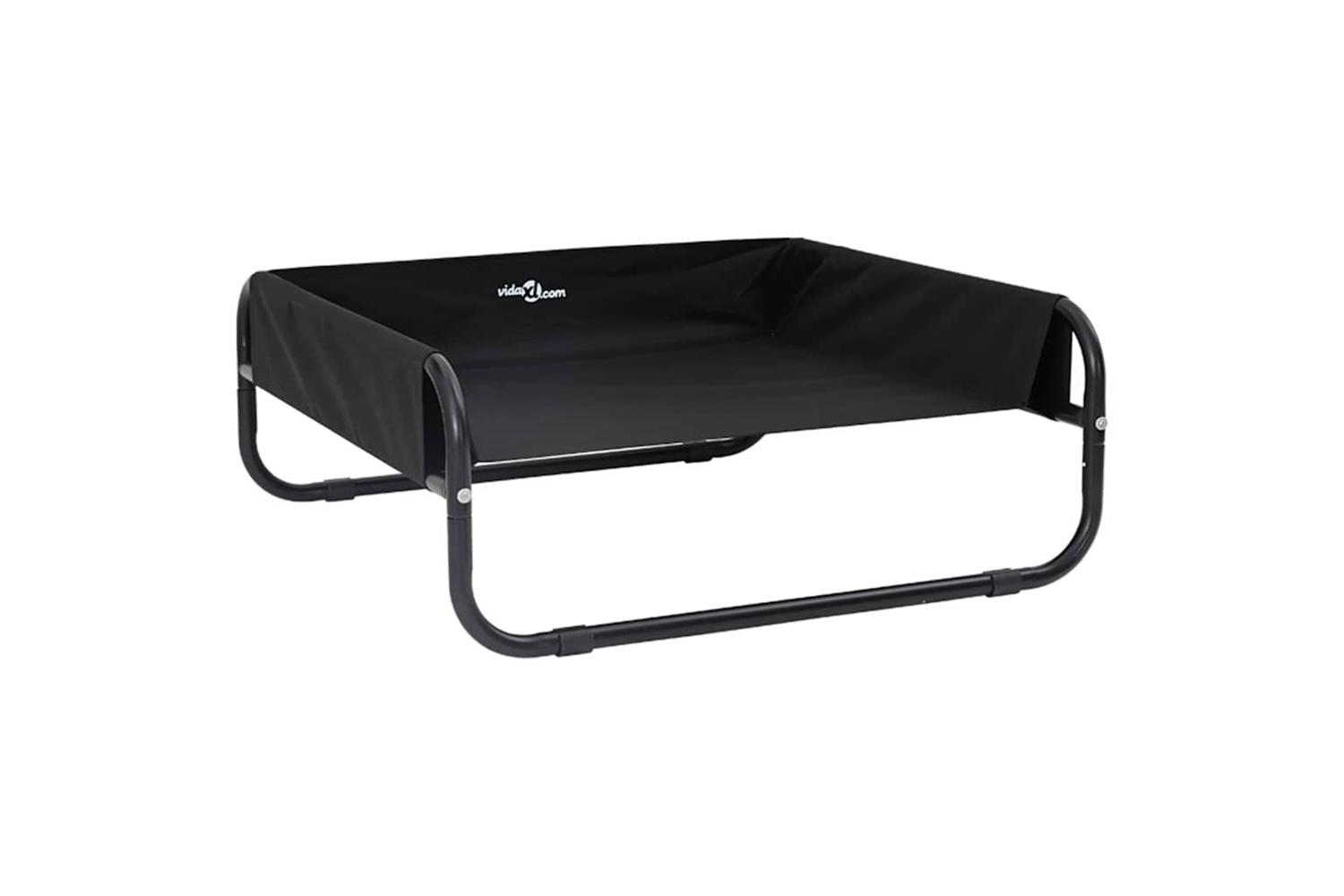 Dog Bed Black Ml Oxford Fabric And Steel