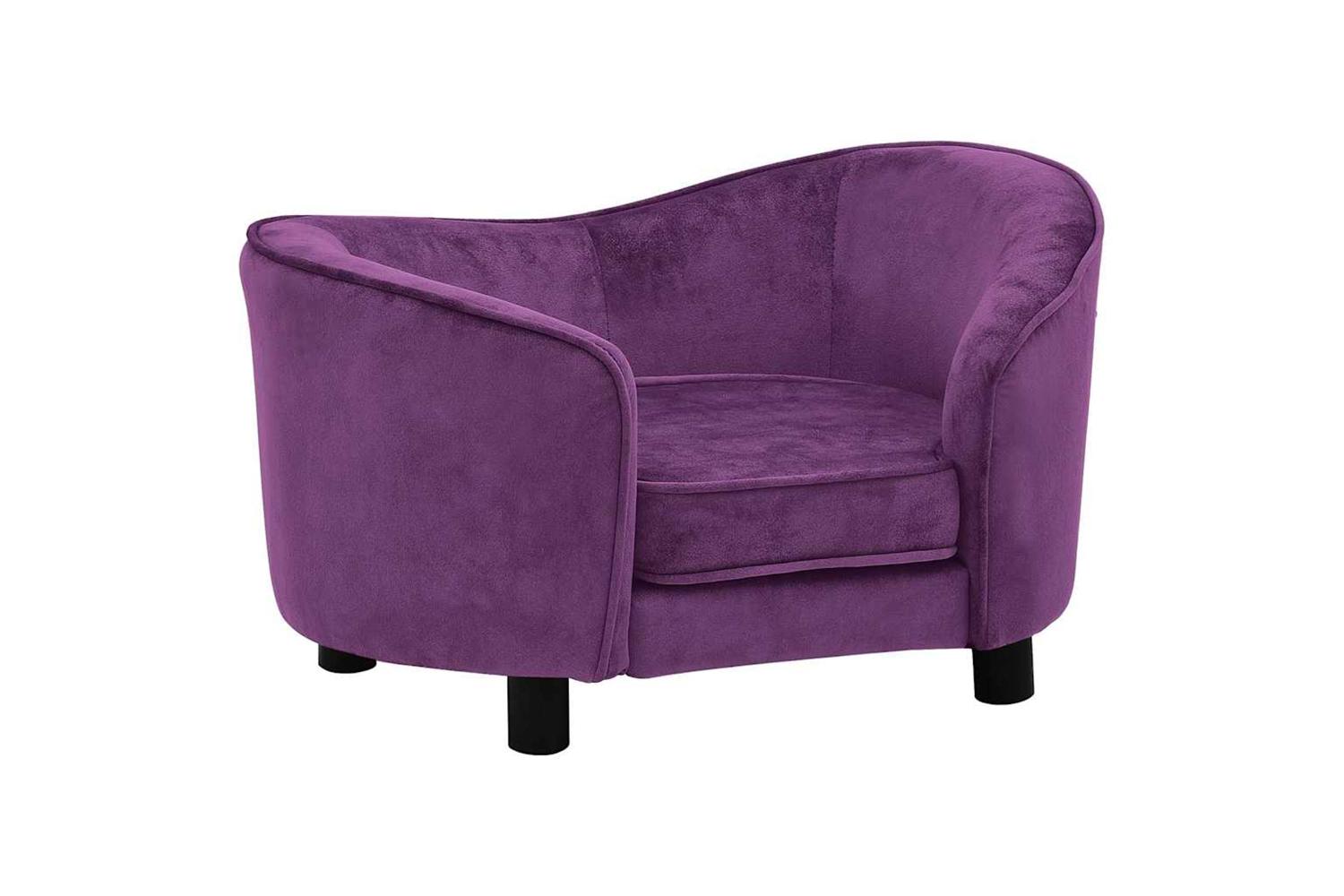 Dog Sofa Burgundy 69x49x40 Cm Plush