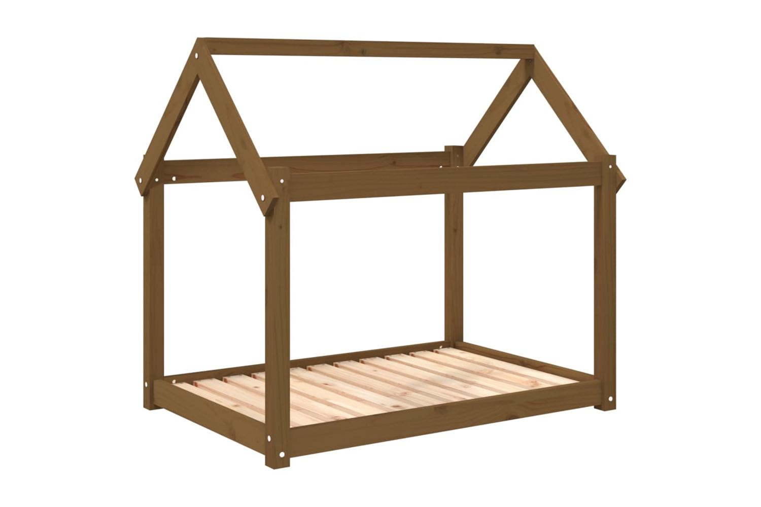 Dog Bed Honey Brown 101x70x90 Cm Solid Wood Pine