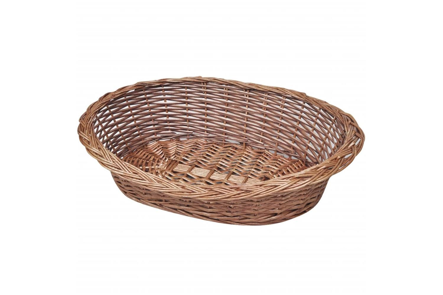 Willow Dog Basketpet Bed Natural 70 Cm