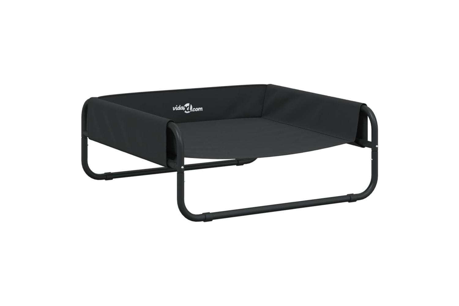 Elevated Dog Bed Anthracite Oxford Fabric And Steel