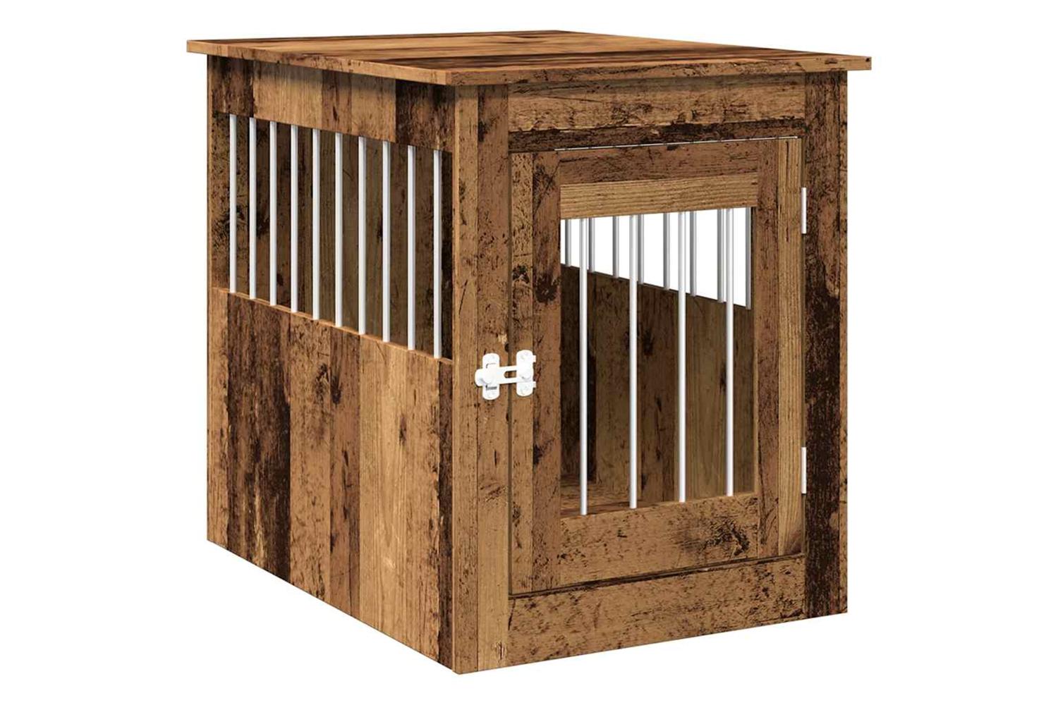 Dog Crate Furniture Old Wood 55x75x65 Cm Engineered Wood