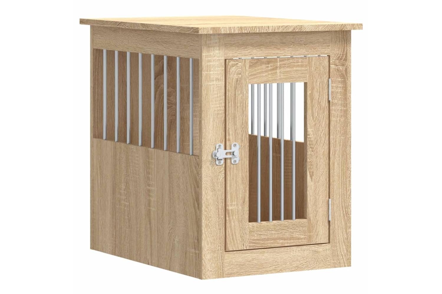 Dog Crate Furniture Sonoma Oak 45x62x59 Cm Engineered Wood