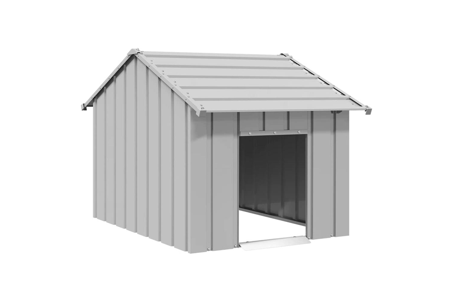 Dog House With Roof 83x130x85 Cm Galvanised Steel
