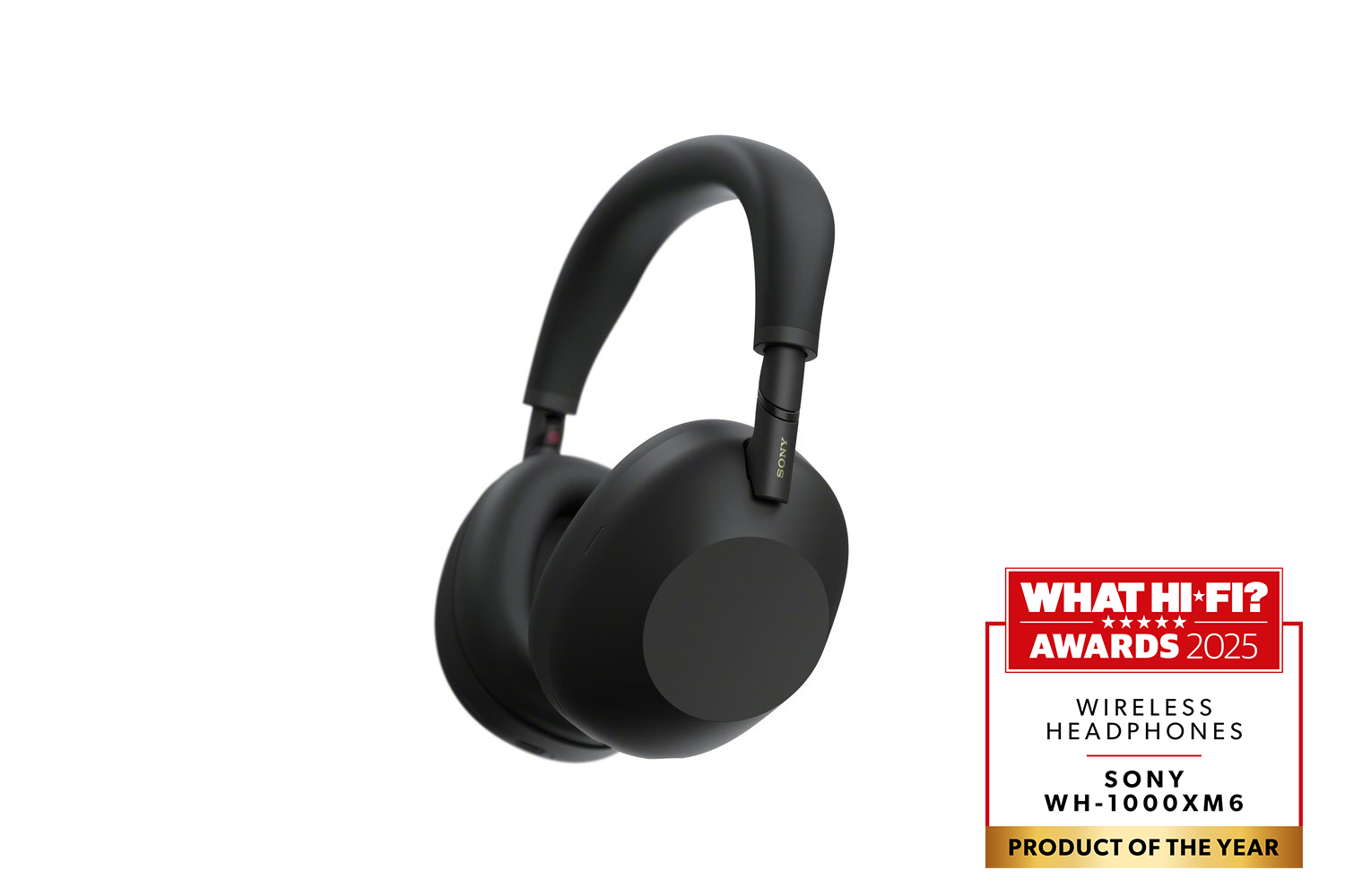 Sony WH-1000XM6 Noise Cancelling Wireless Bluetooth Over Ear Headphones | Black