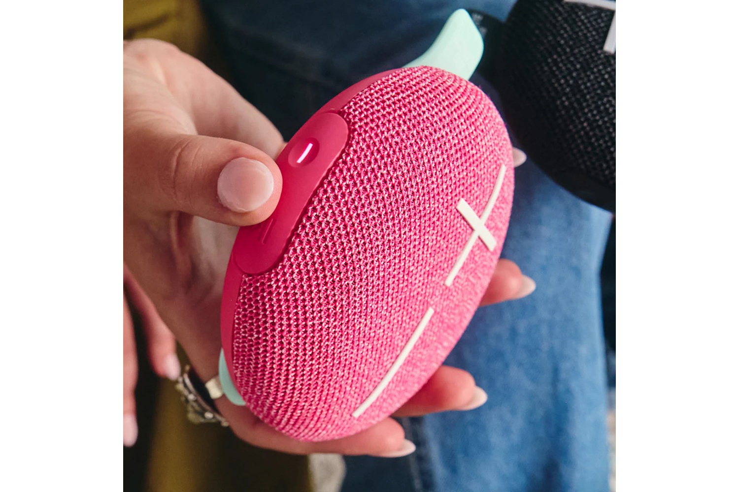 Ultimate Ears Miniroll Portable Bluetooth Speaker | Calming Pink