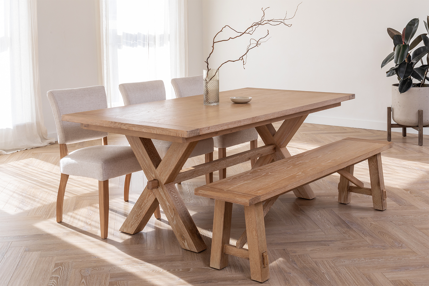 Pryce Dining Chair | Linen