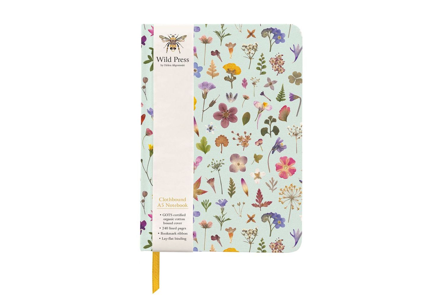 Cloth A5 Journals - Mint Meadow - Gift Stationery