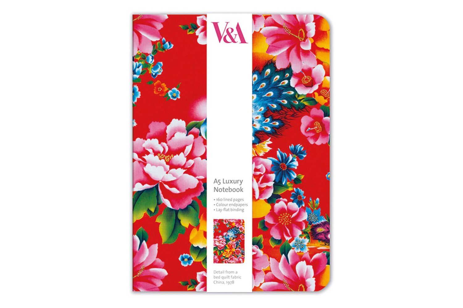 A5 Notebooks - Peacock Quilt - Gift Stationery