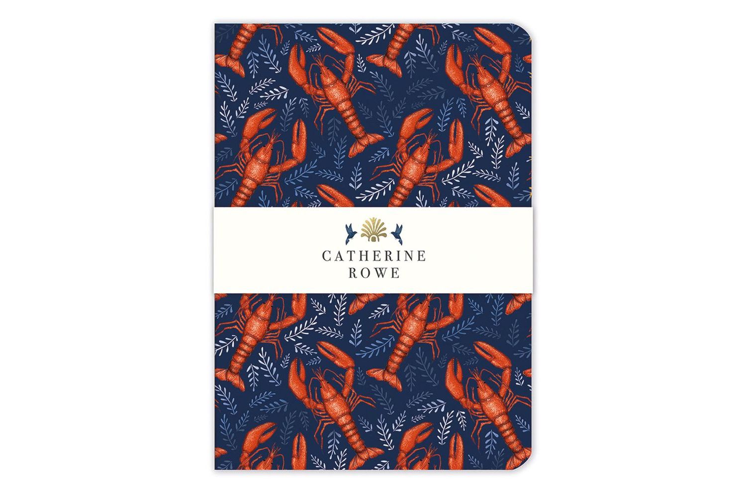 A5 Notebooks - Lobster Pattern - Gift Stationery