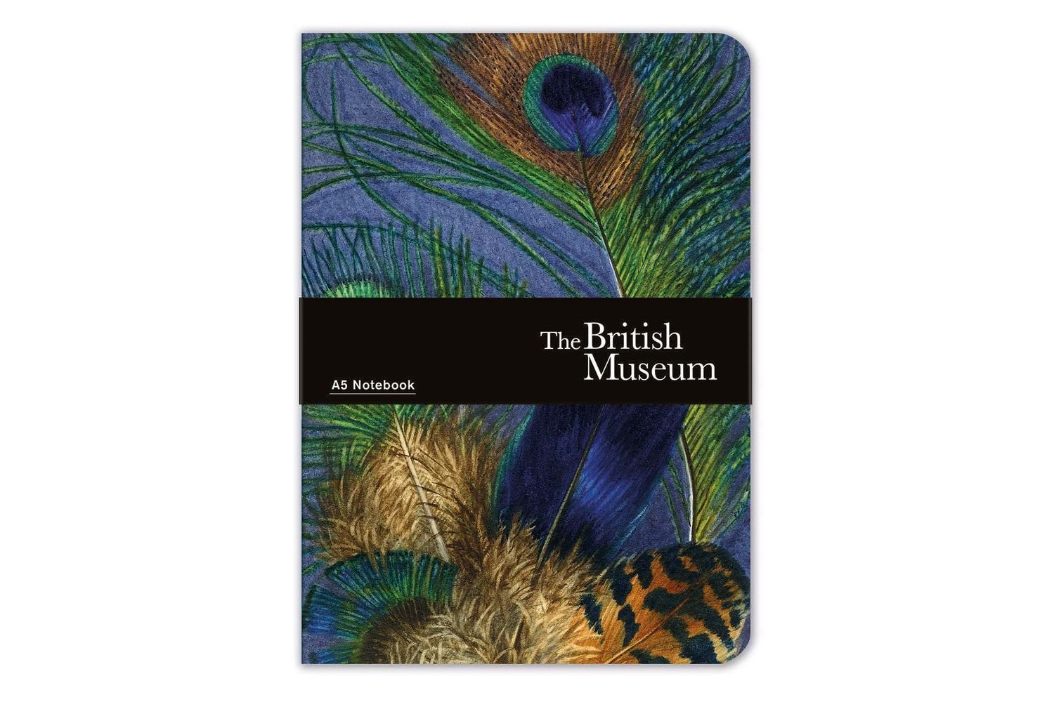 A5 Notebooks - Feathers Of A Peacock - Gift Stationery