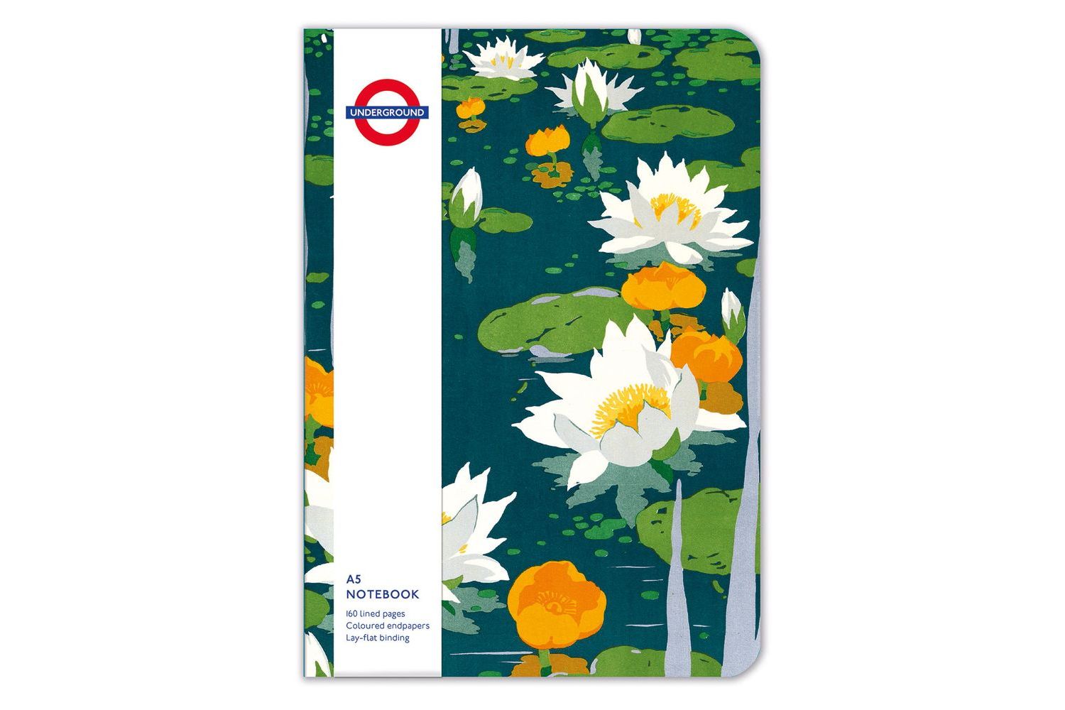 A5 Notebooks - Kew Gardens Water Lilies - Gift Stationery