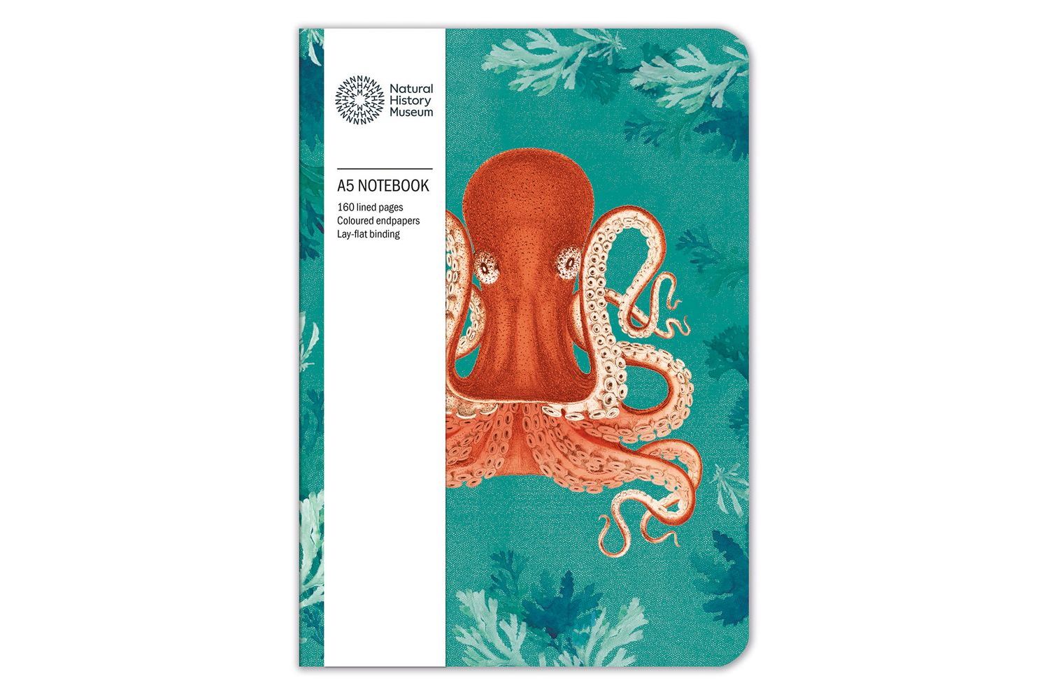A5 Notebooks - Octopus - Gift Stationery