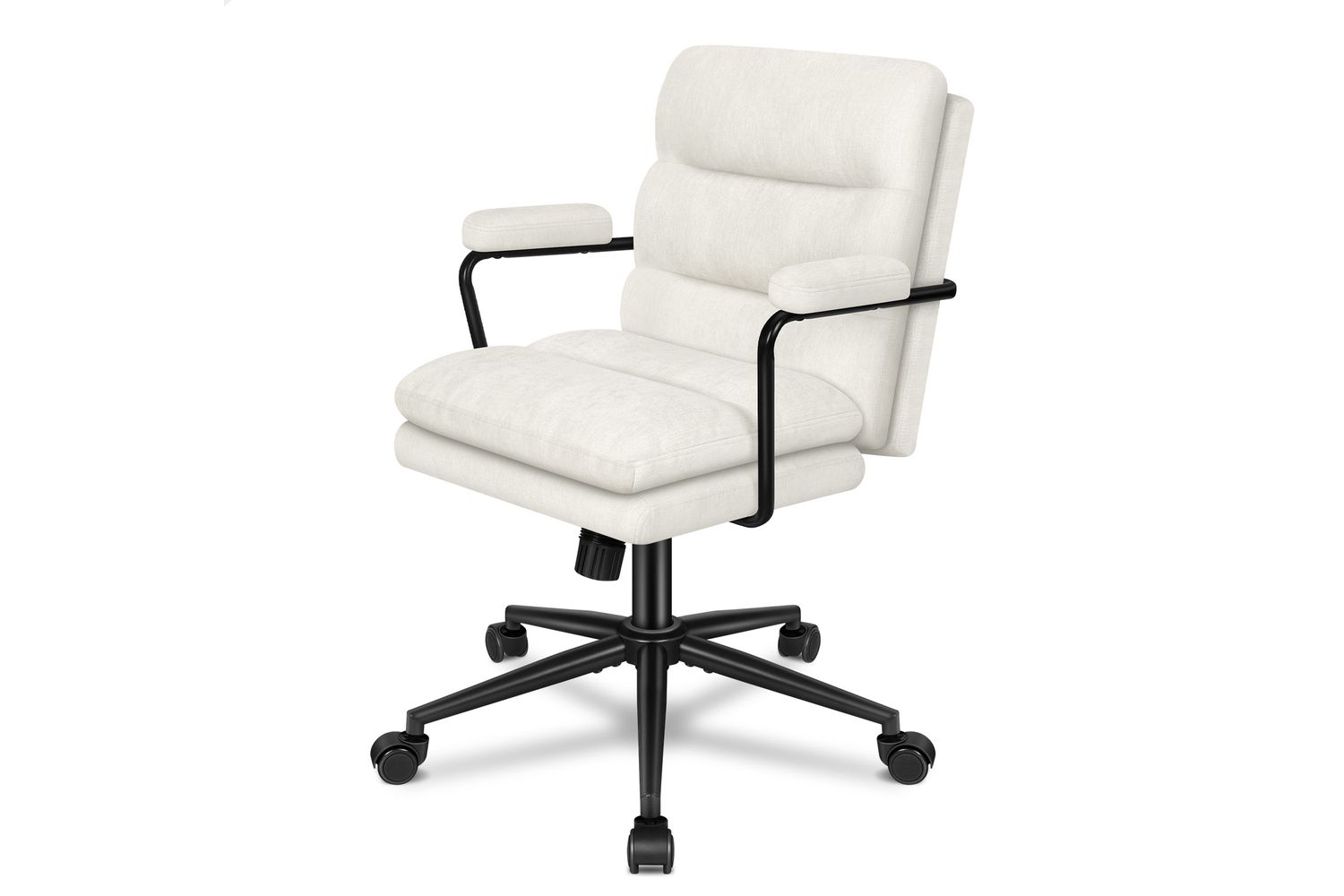 Office Chair Ergonomic Executive Computer Work Seat | Office Chair | Chenille | Beige