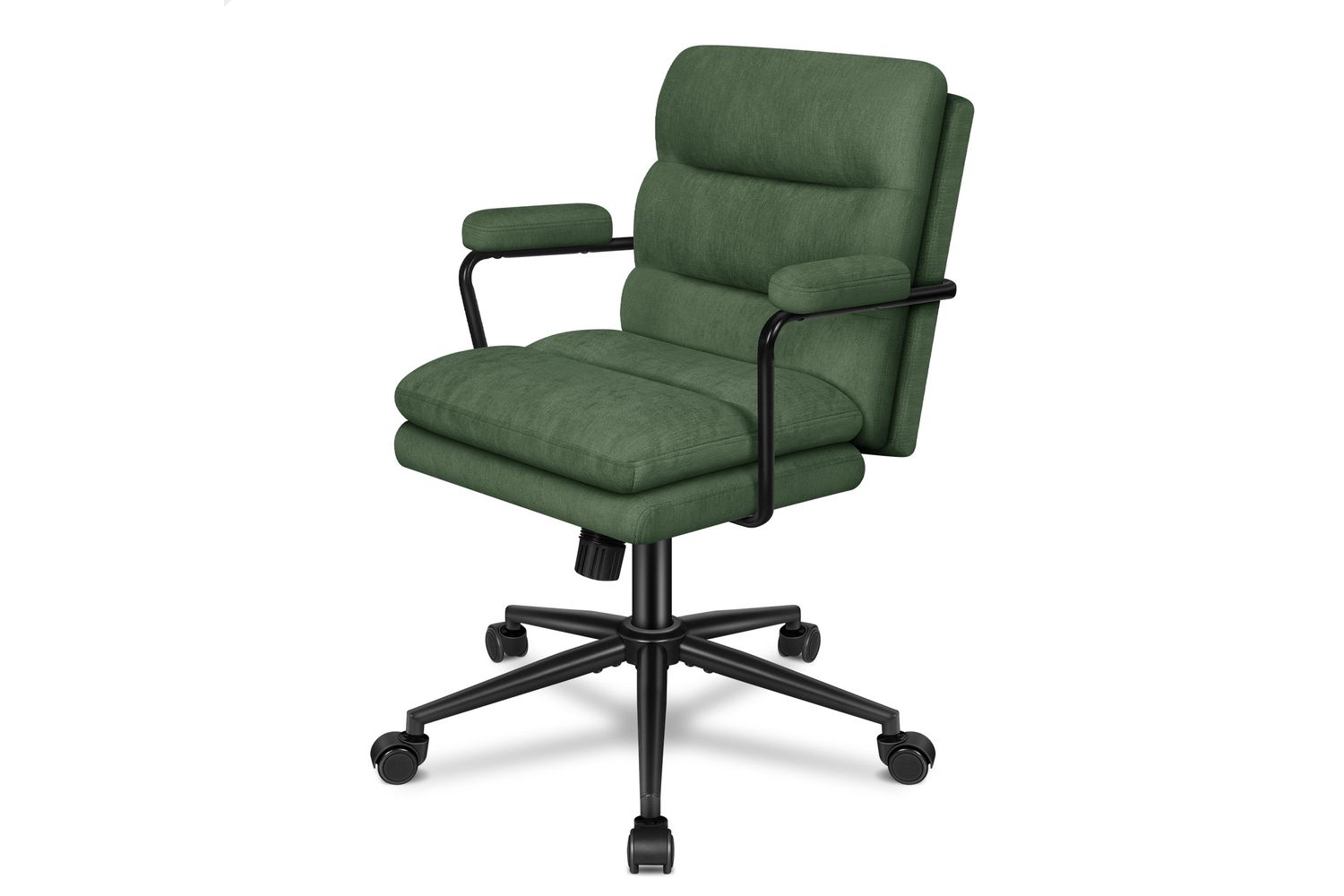 Office Chair Ergonomic Executive Computer Work Seat | Office Chair | Chenille | Green