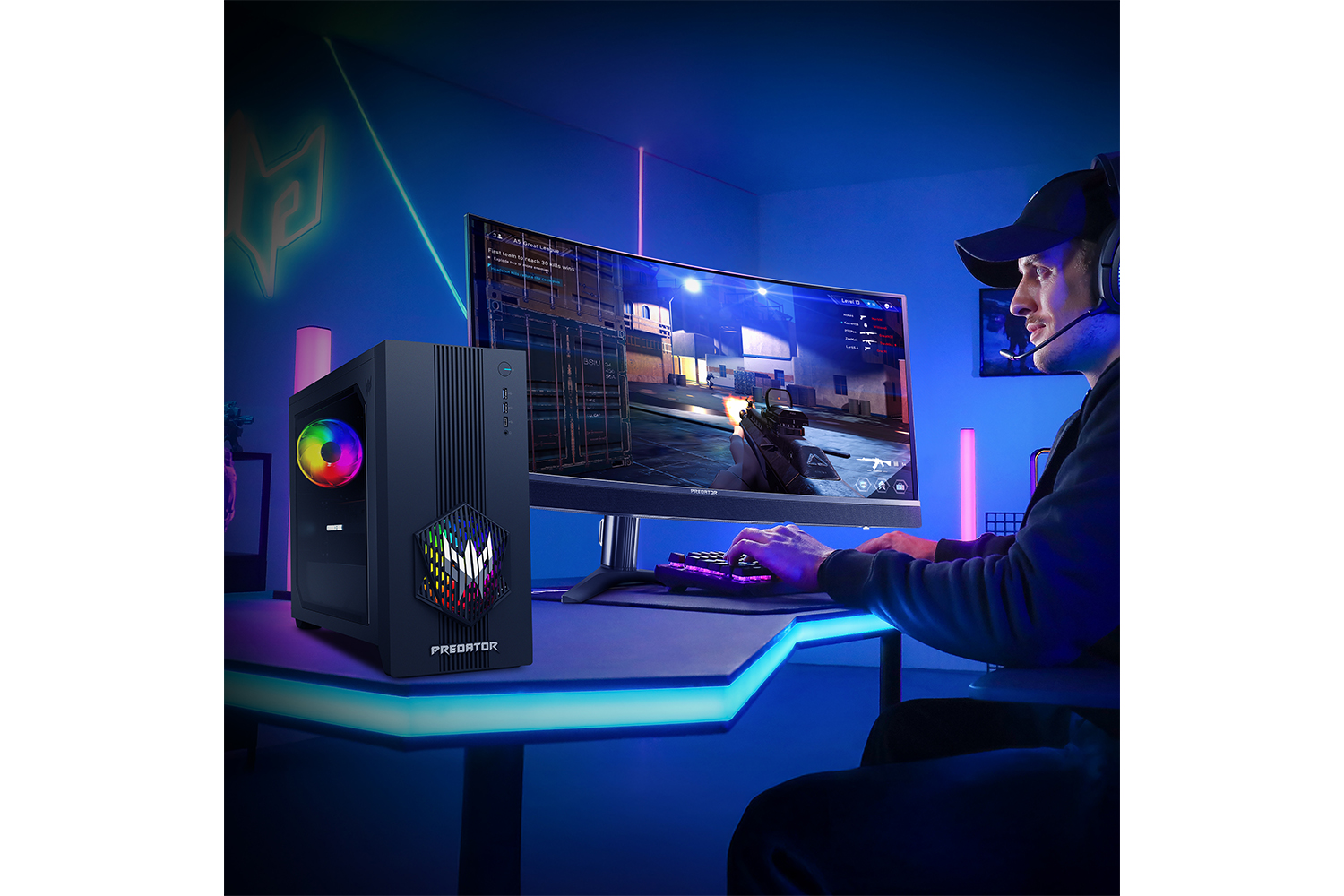 Acer Predator Orion 3000 Intel Core i7 | 16GB | 1TB | GeForce RTX 5060 | Black