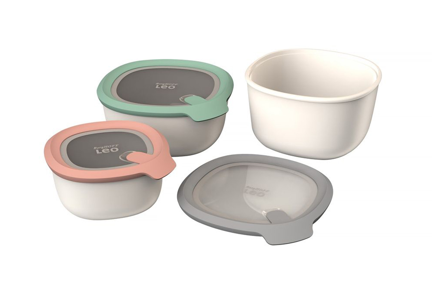 Berghoff | 3-piece Covered Bowl Set | Multicolour