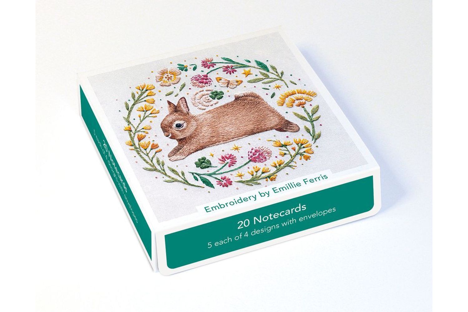 E Theme Notecards - Embroidery - Notecards Wallets