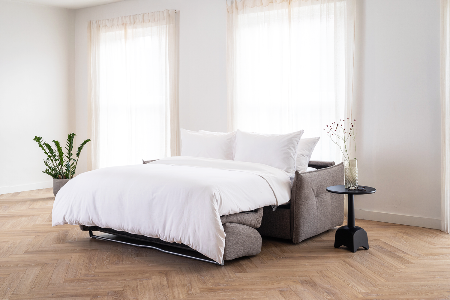 Luna Maxi Sofa Bed | 2 Seater | Grey