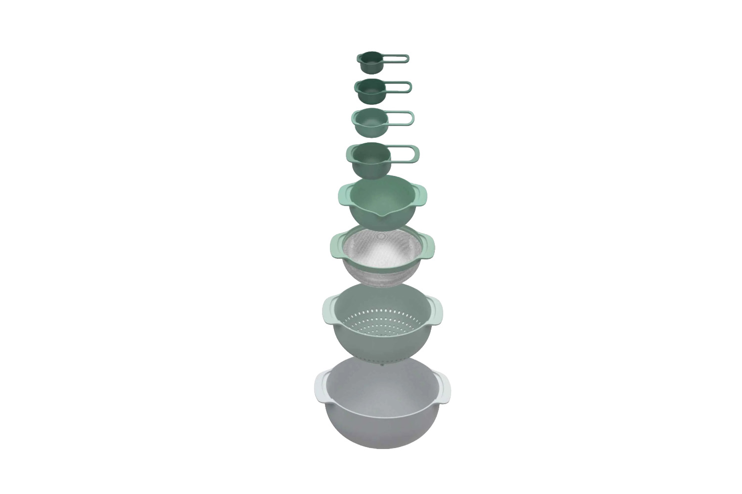 Joseph Joseph | Nest 9-piece Bowl Set | Sage