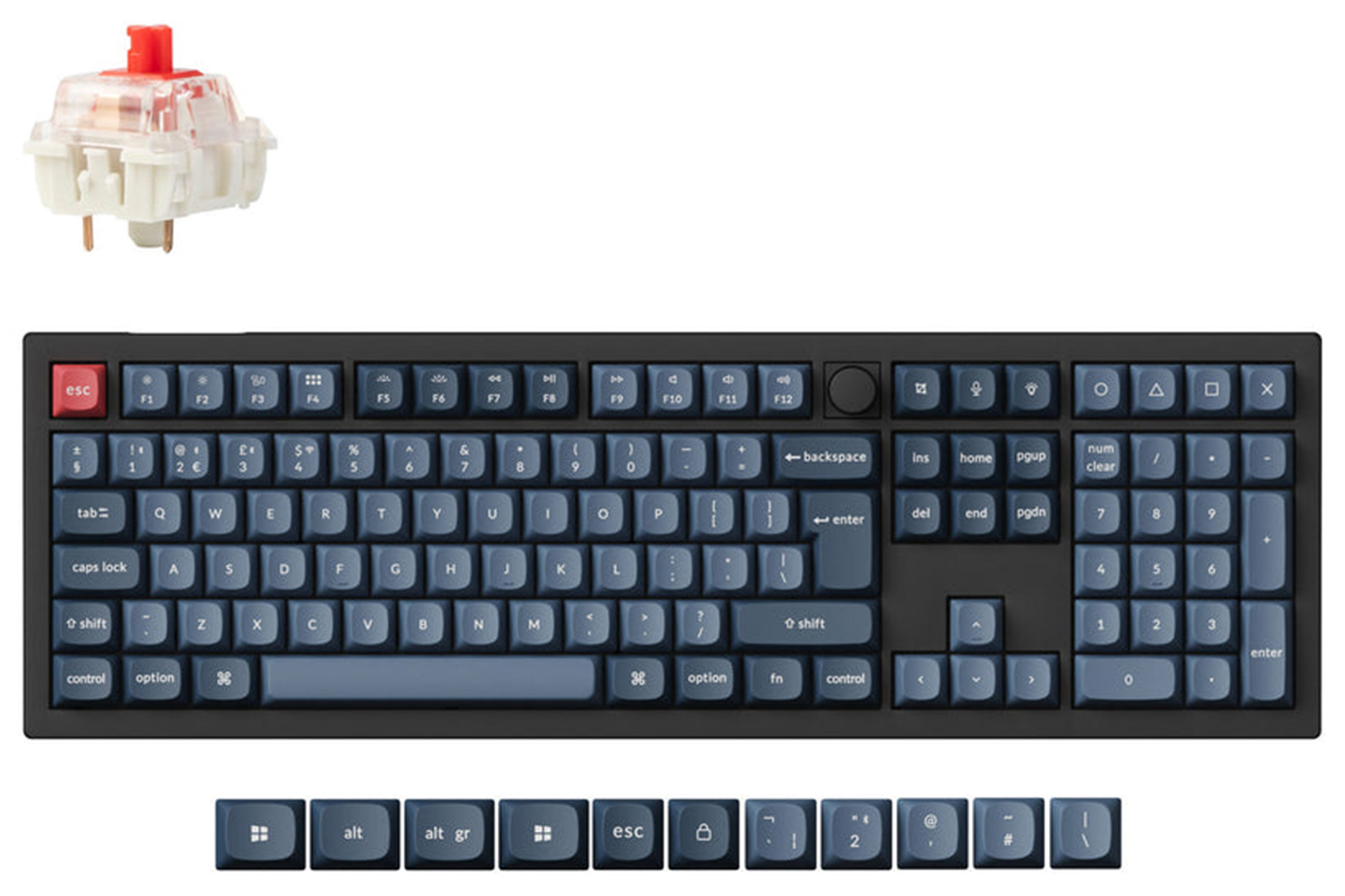 Keychron V6 Max QMK Wireless Custom Mechanical Keyboard | Carbon Black