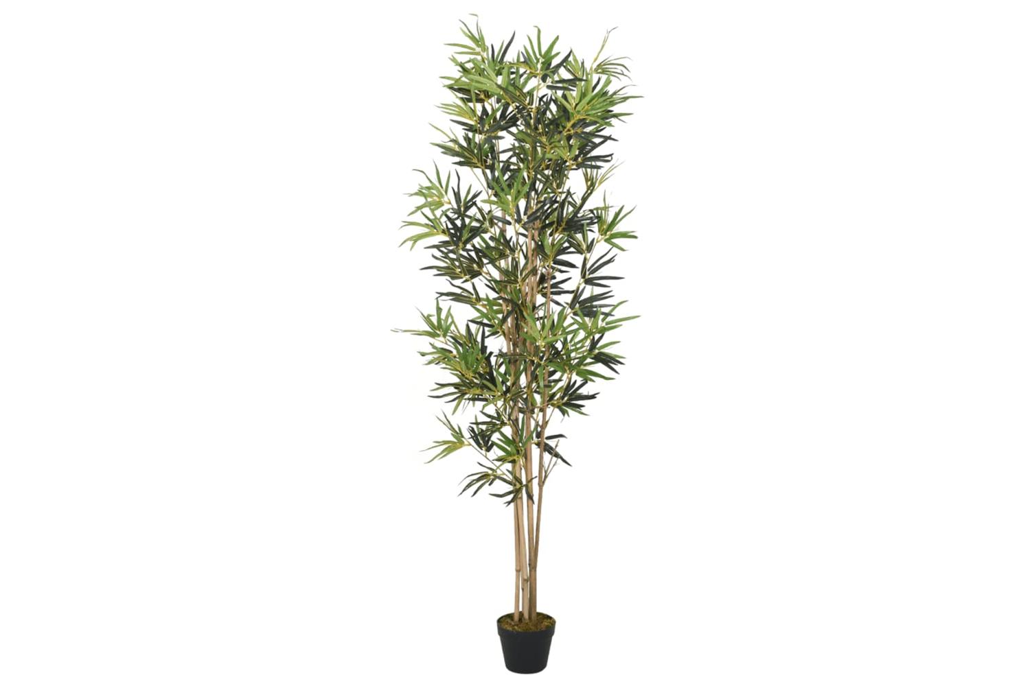 Artificial Bamboo Tree 1104 Leaves 180 Cm Green