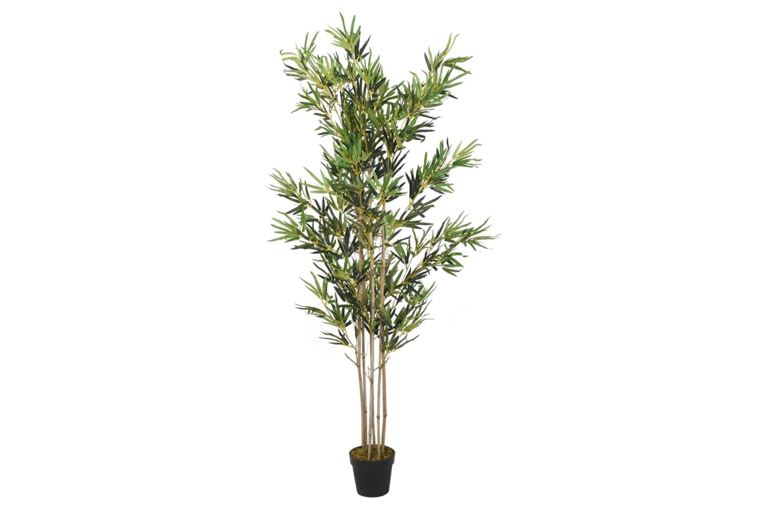 Artificial Bamboo Tree 1380 Leaves 200 Cm Green
