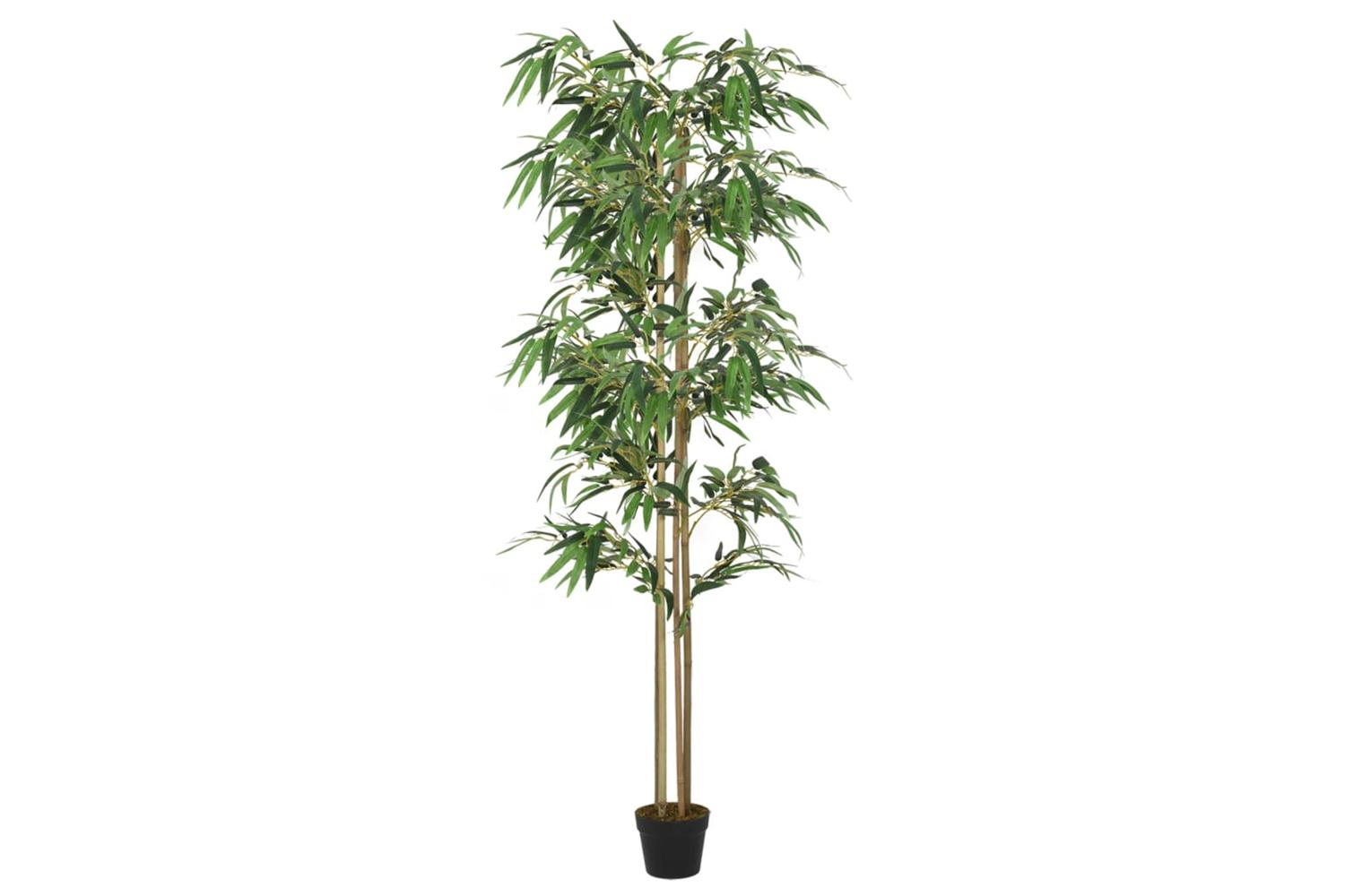 Artificial Bamboo Tree 1520 Leaves 200 Cm Green