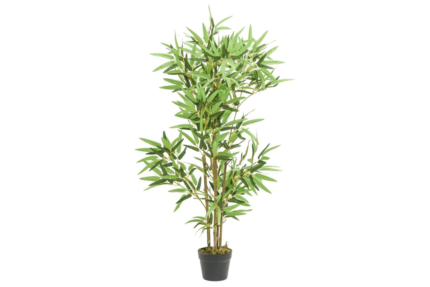 Artificial Bamboo Tree 552 Leaves 120 Cm Green