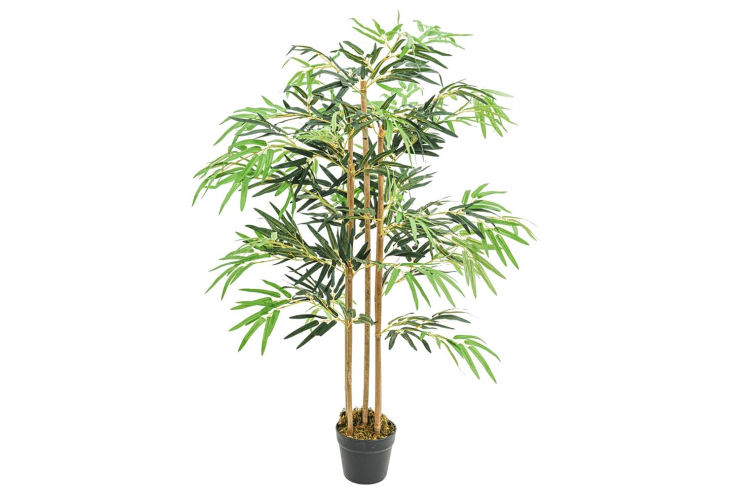 Artificial Bamboo Tree 730 Leaves 120 Cm Green