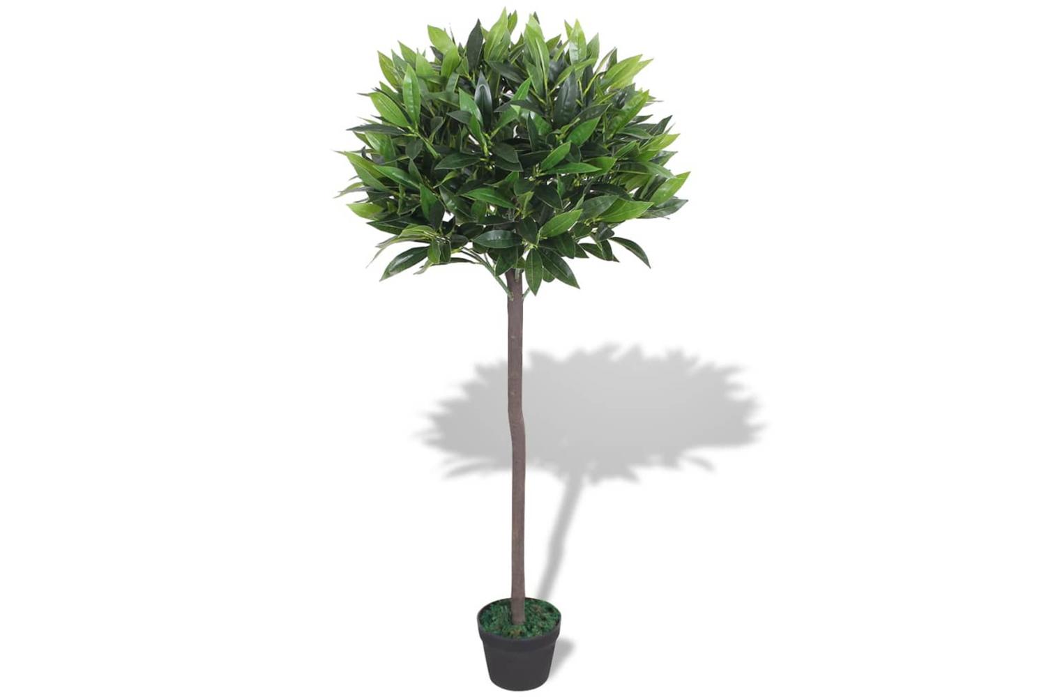 Artificial Bay Tree Plant With Pot 125 Cm Green