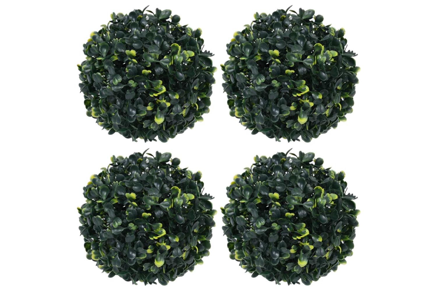 Artificial Boxwood Balls 4 Pcs 12 Cm