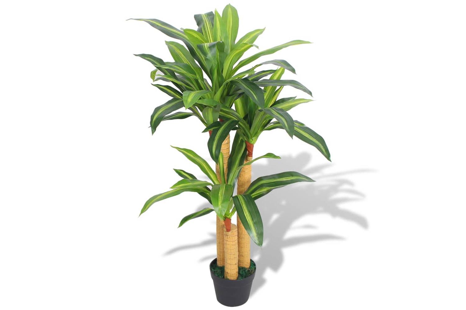 Artificial Dracaena Plant With Pot 100 Cm Green