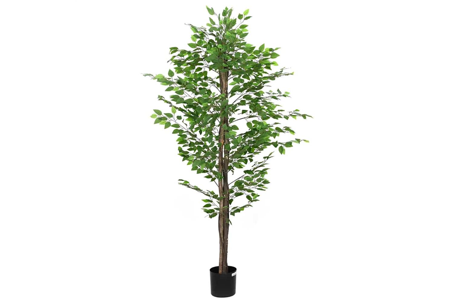 Artificial Ficus Plant 1260 Leaves 200 Cm Green