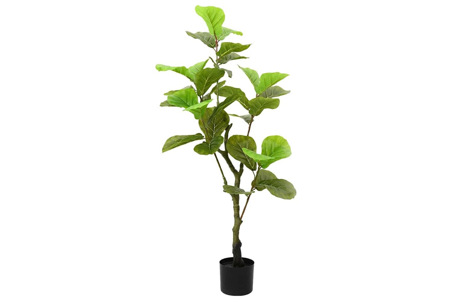 Artificial Ficus Tree 30 Leaves 125 Cm Green