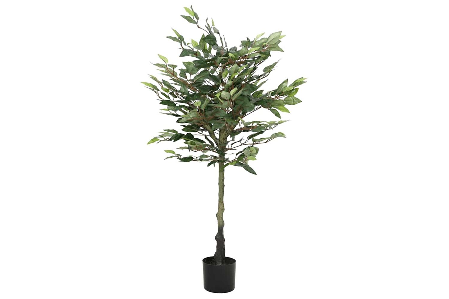 Artificial Ficus Tree 480 Leaves 130 Cm Green