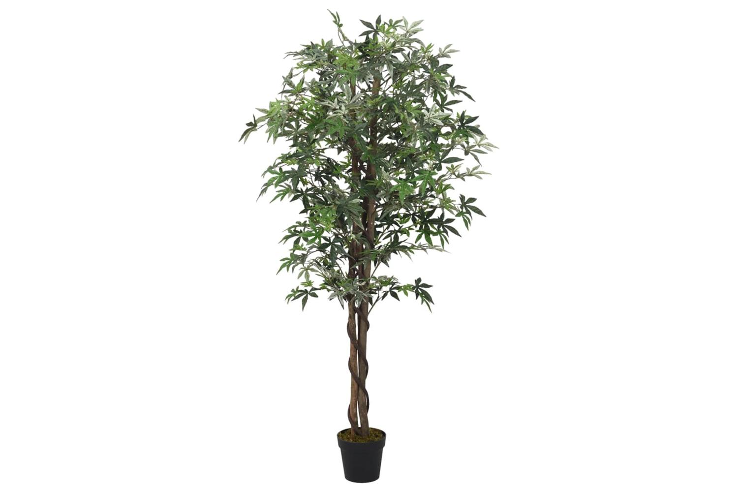 Artificial Maple Tree 504 Leaves 150 Cm Green