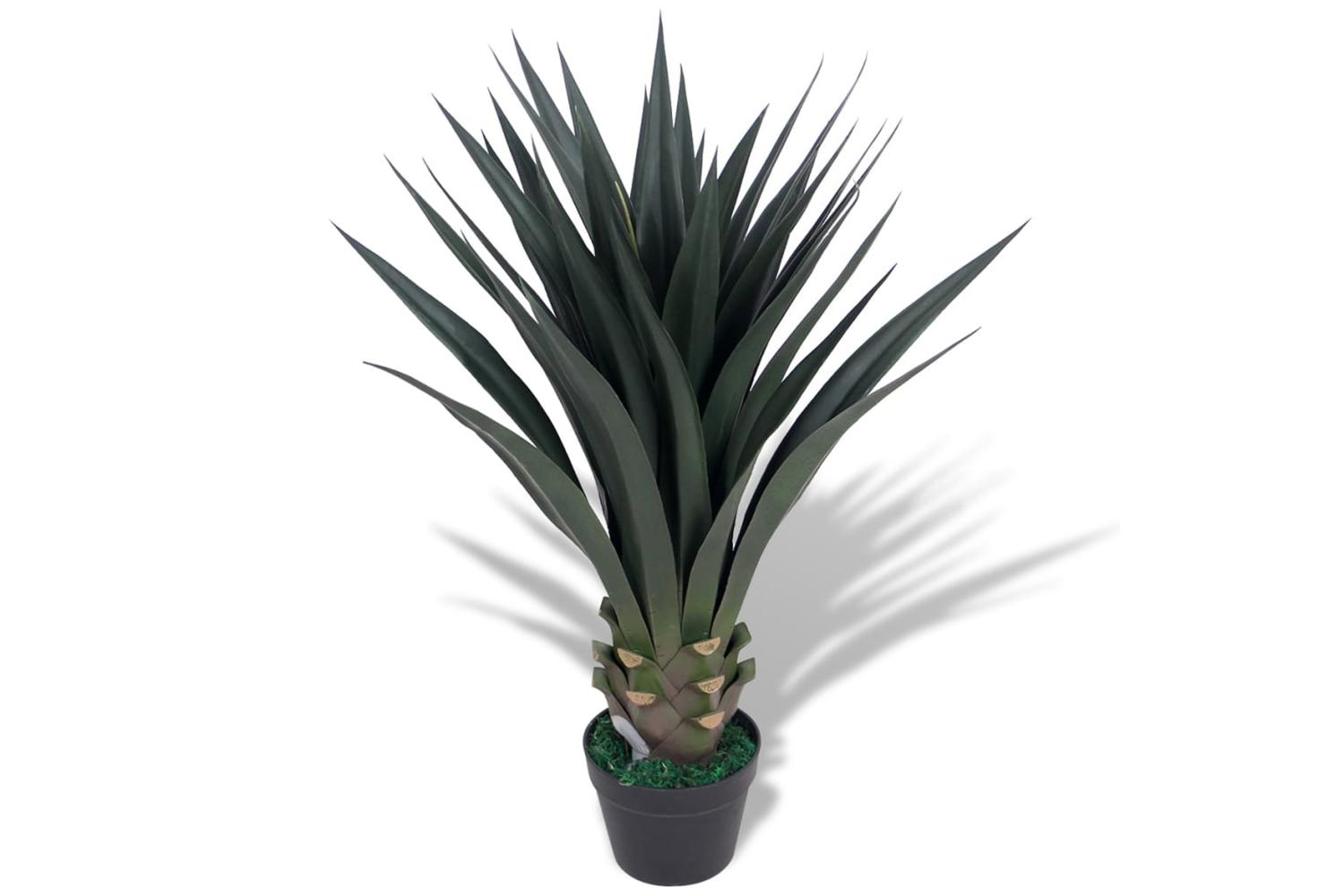 Artificial Yucca Plant With Pot 85 Cm Green