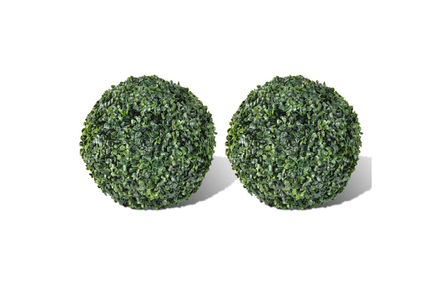 Boxwood Ball Artificial Leaf Topiary Ball 27 Cm 2 Pcs