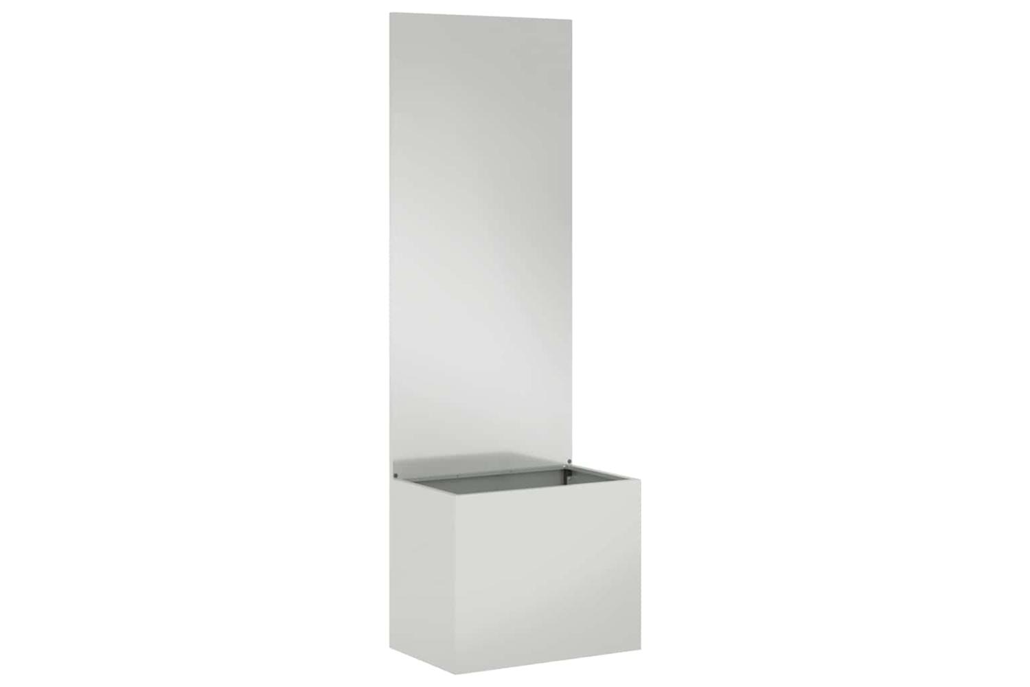 Garden Privacy Screen Silver 50 X 140 Cm Galvanised Steel