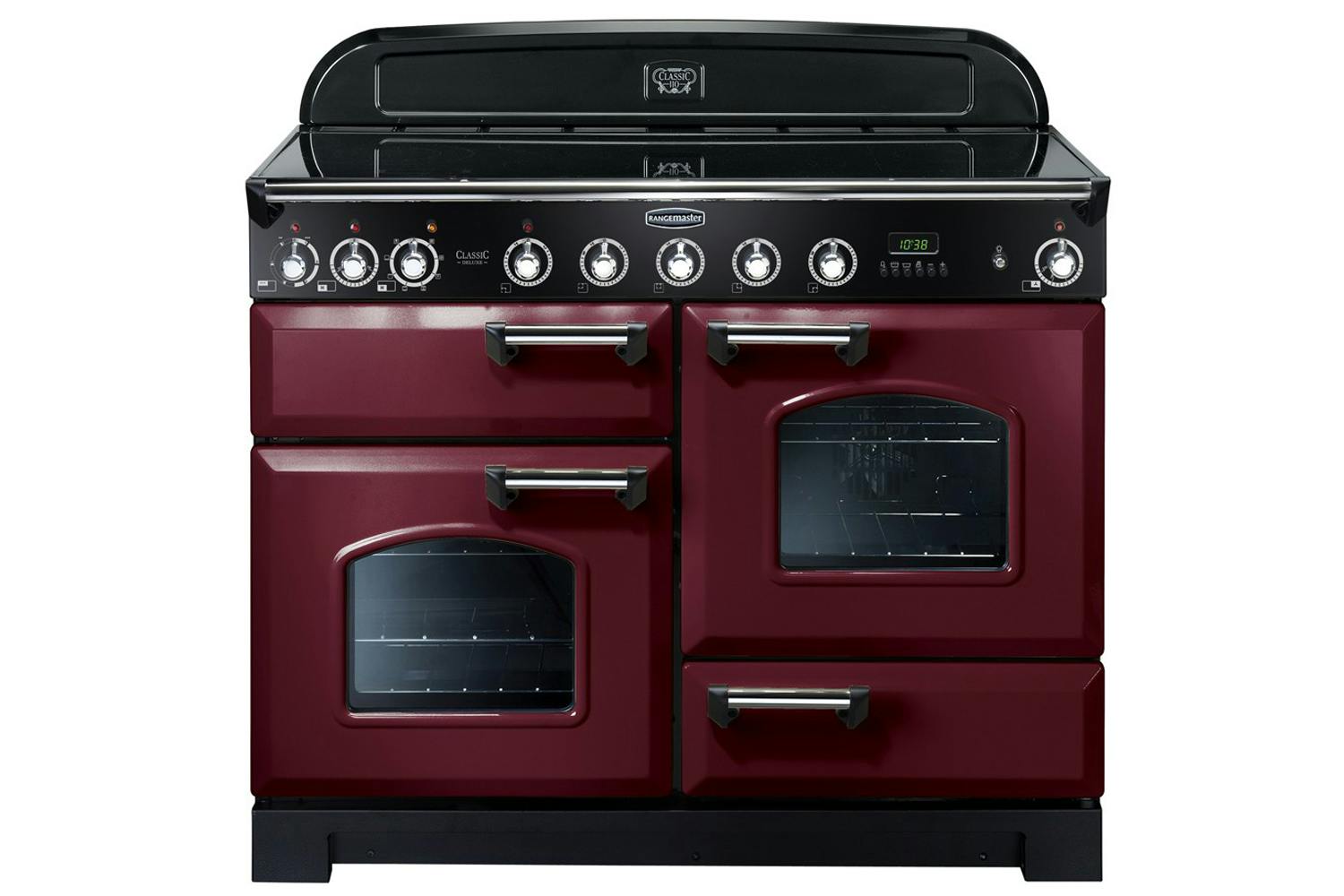 Rangemaster 110cm Classic Deluxe Induction Range Cooker | CDL110EICY/B | Cranberry