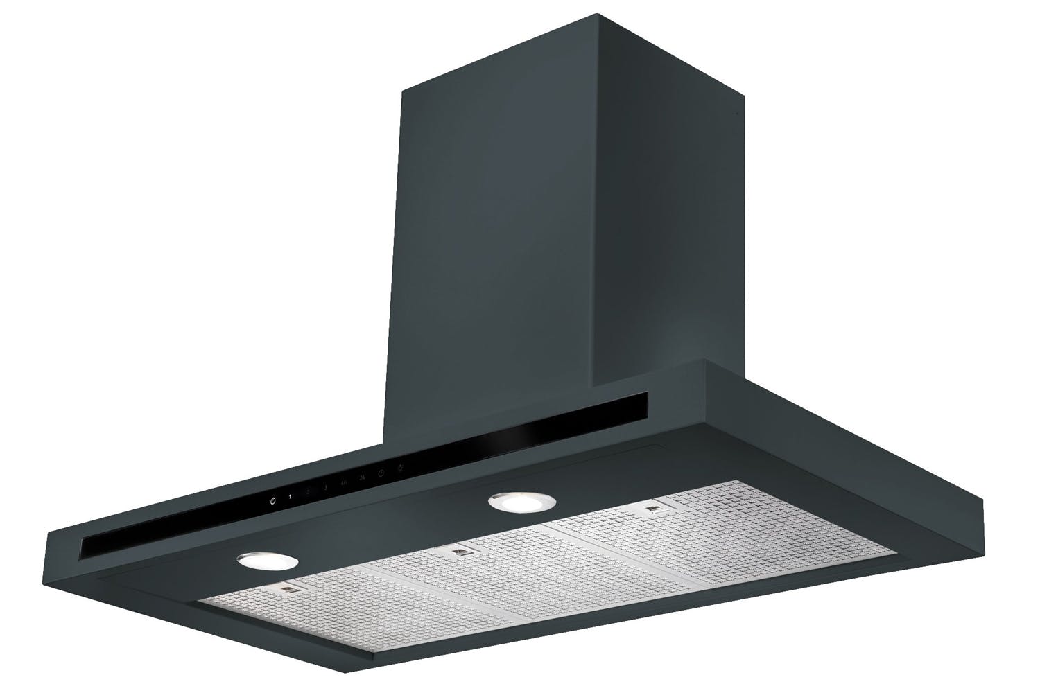 Rangemaster 100cm Hi-Lite Flat Chimney Hood | HLTHDS100SL