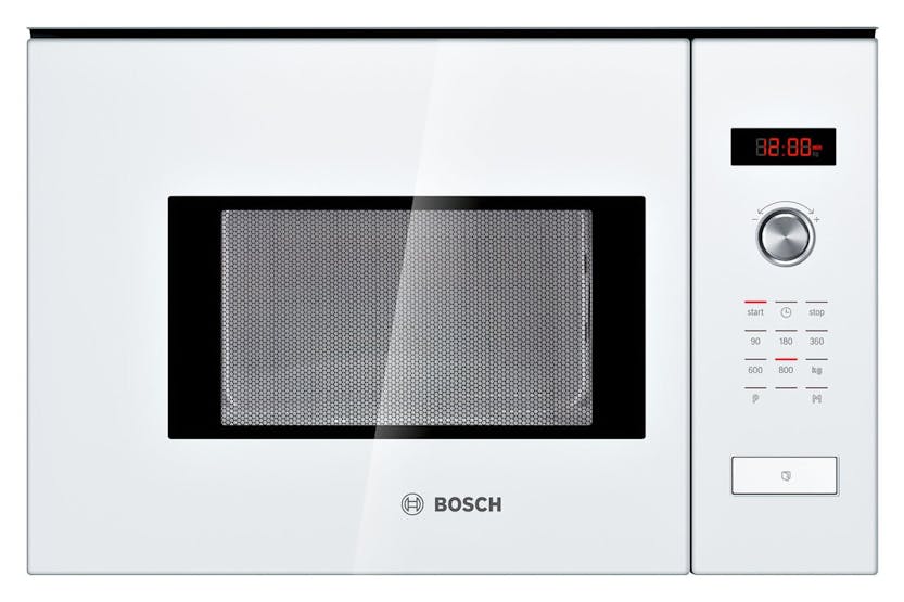 Bosch Series 6 20l 800w Built In Compact Microwave Hmt75m624b Bosch Series 6 20l 800w Built In Compact Microwave Hmt75m624b White
