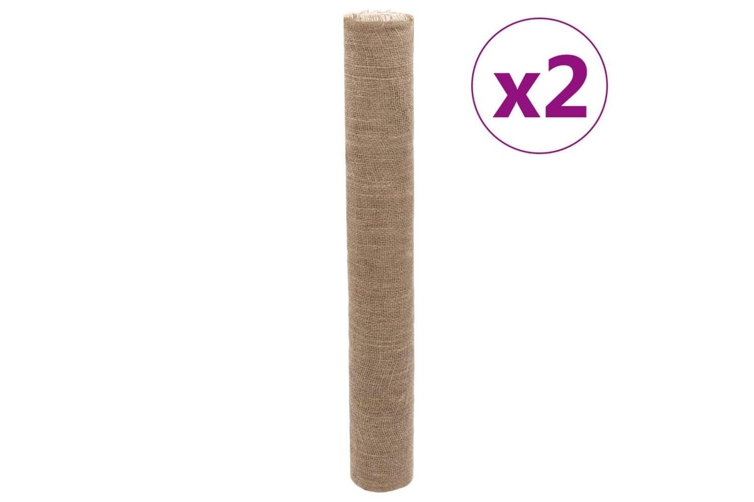 Jute Rolls 2 Pcs 1x50 M 100 Jute 200 Gsm