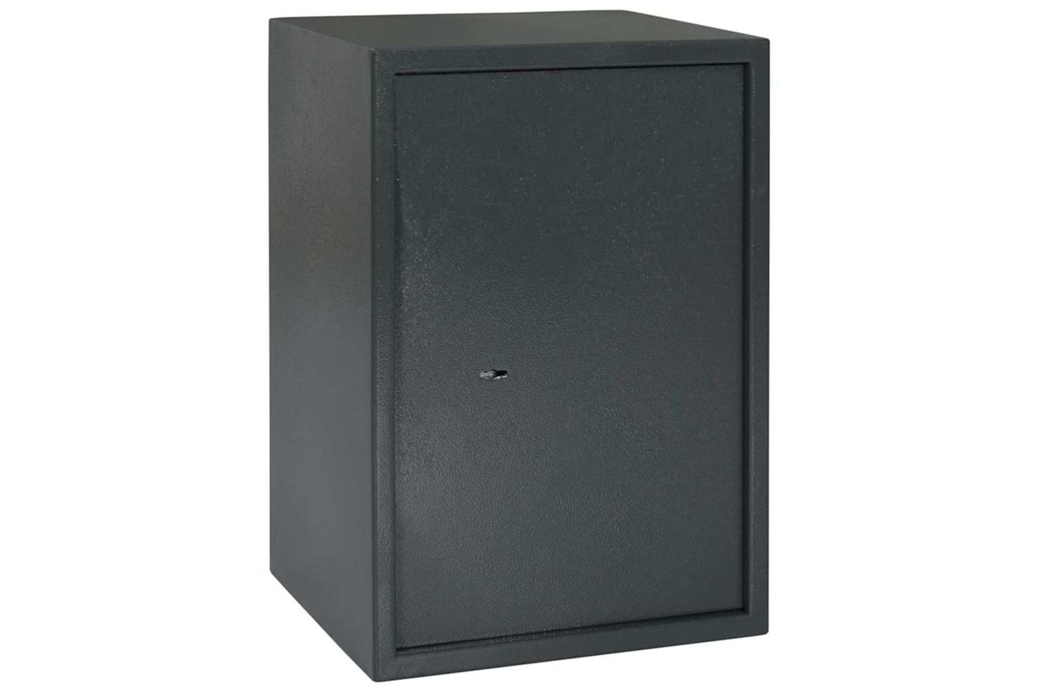 Safe Box With Lock Grey 31 X 35 X 50 Cm Steel