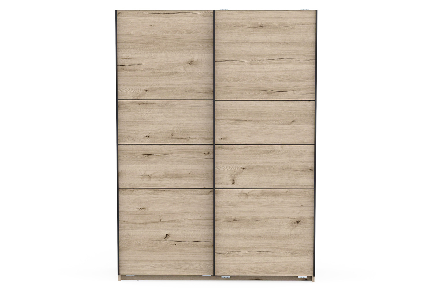 Fast Sliding Door Wardrobe | 2 Doors | Oak Effect | 1.5 m